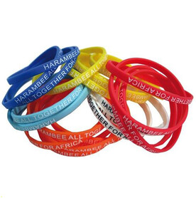Silikonarmband schmal 6 mm bedrucken, Art.-Nr. 291158