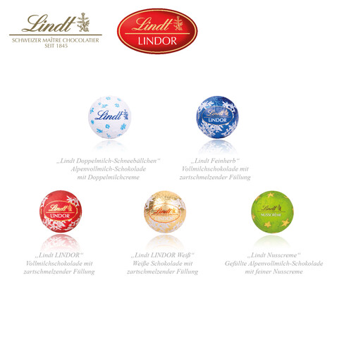 Wand-Adventskalender Lindt &quot;Gourmet Edition&quot;, Klimaneutral, FSC®-zertifiziert bedrucken, Art.-Nr. 95323