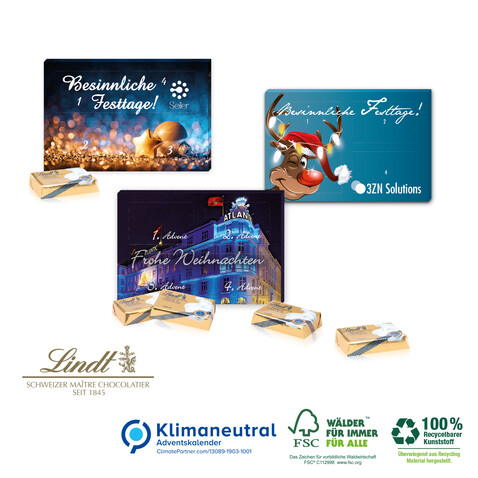 Super-Mini-Adventskalender &quot;XXS&quot;, Klimaneutral, FSC®-zertifiziert bedrucken, Art.-Nr. 95340