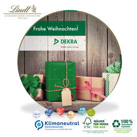 Adventskalender Lindt &amp;quot;Centro&amp;quot;, Klimaneutral, FSC®-zertifiziert bedrucken, Art.-Nr. 95354