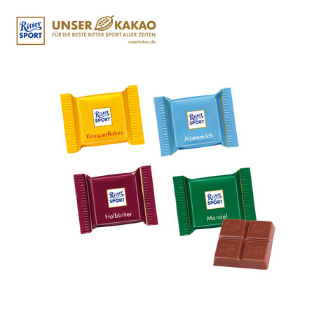 Ökologischer Adventskalender Ritter SPORT &quot;Pyramide&quot;, Klimaneutral, FSC®-zertifiziert bedrucken, Art.-Nr. 95361