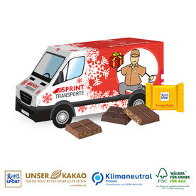 Präsent &amp;quot;Weihnachts-Transporter&amp;quot;, Klimaneutral, FSC®-zertifiziert bedrucken, Art.-Nr. 95423