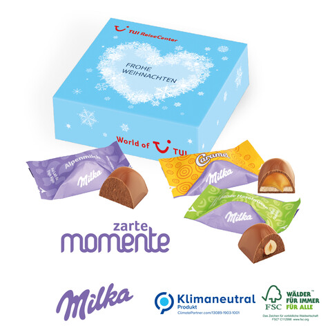 Milka &quot;Zarte Momente&quot;, Klimaneutral, FSC®-zertifiziert bedrucken, Art.-Nr. 95438