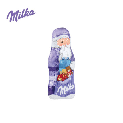 Milka Weihnachtsmann, 15 g, Klimaneutral, FSC®-zertifiziert bedrucken, Art.-Nr. 95499