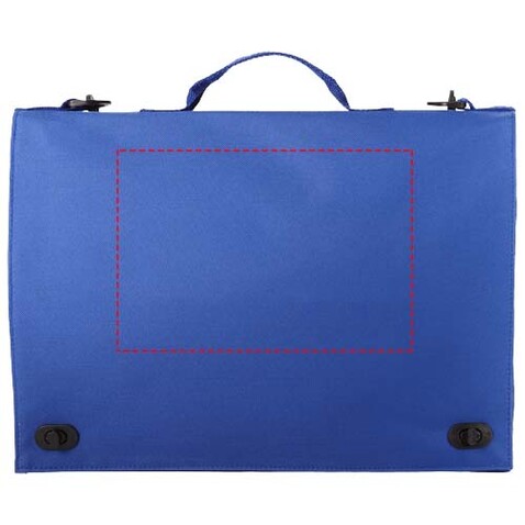 Santa Fee Konferenztasche 6L, royalblau bedrucken, Art.-Nr. 11960201