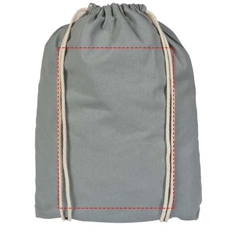 Oregon 100 g/m² Premium Turnbeutel 5L, grau bedrucken, Art.-Nr. 12011308