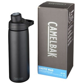 CamelBak® Chute Mag 600 ml Kupfer-Vakuum Isolierflasche, schwarz bedrucken, Art.-Nr. 10058200