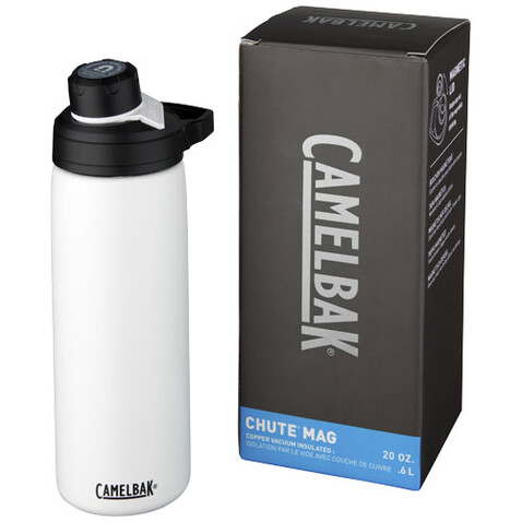 CamelBak® Chute Mag 600 ml Kupfer-Vakuum Isolierflasche, weiss bedrucken, Art.-Nr. 10058201