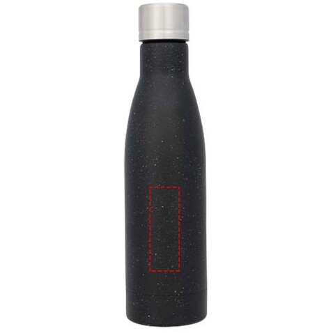 Vasa Kupfer-Vakuum Isolierflasche, gesprenkelt, 500 ml, schwarz bedrucken, Art.-Nr. 10051800