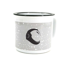 Enamel Mug 400ml white - Keramik bedrucken, Art.-Nr. L8025