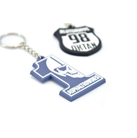 Rubber Schlüsselanhänger - in Eigenform bedrucken, Art.-Nr. L8009