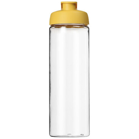 H2O Active® Vibe 850 ml Sportflasche mit Klappdeckel, transparent, gelb bedrucken, Art.-Nr. 21009410 H2O Active® Vibe 850 ml Sportflasche mit Klappdeckel, transparent, gelb bedrucken, Art.-Nr. 21009410