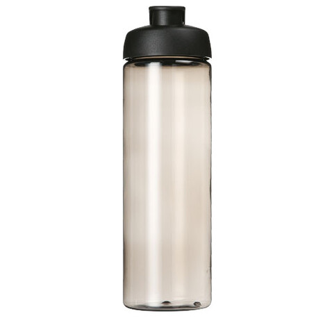 H2O Active® Vibe 850 ml Sportflasche mit Klappdeckel, charcoal, schwarz bedrucken, Art.-Nr. 21009411