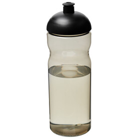 H2O Active® Eco Base 650 ml Sportflasche mit Stülpdeckel, charcoal, schwarz bedrucken, Art.-Nr. 21009800