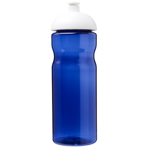 H2O Active® Eco Base 650 ml Sportflasche mit Stülpdeckel, blau, weiss bedrucken, Art.-Nr. 21009813