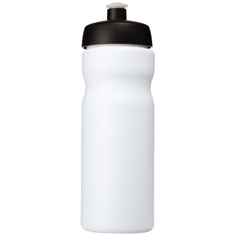 Baseline® Plus 650 ml Sportflasche, weiss, schwarz bedrucken, Art.-Nr. 21068400