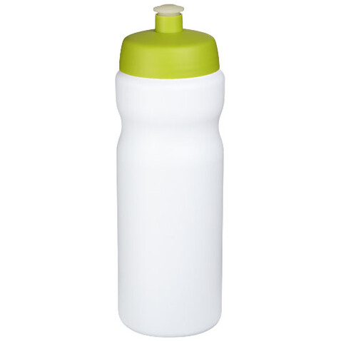 Baseline® Plus 650 ml Sportflasche, weiss, limone bedrucken, Art.-Nr. 21068404