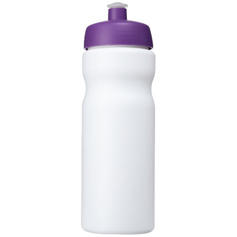 Baseline® Plus 650 ml Sportflasche, weiss, lila bedrucken, Art.-Nr. 21068409