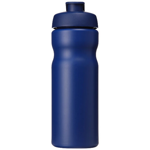 Baseline® Plus 650 ml Sportflasche mit Klappdeckel, blau bedrucken, Art.-Nr. 21068519