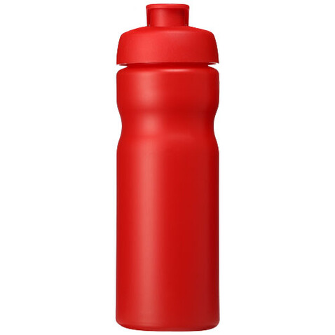 Baseline® Plus 650 ml Sportflasche mit Klappdeckel, rot bedrucken, Art.-Nr. 21068520