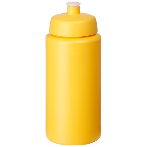 Baseline® Plus grip 500 ml Sportflasche mit Sportdeckel, gelb bedrucken, Art.-Nr. 21068721