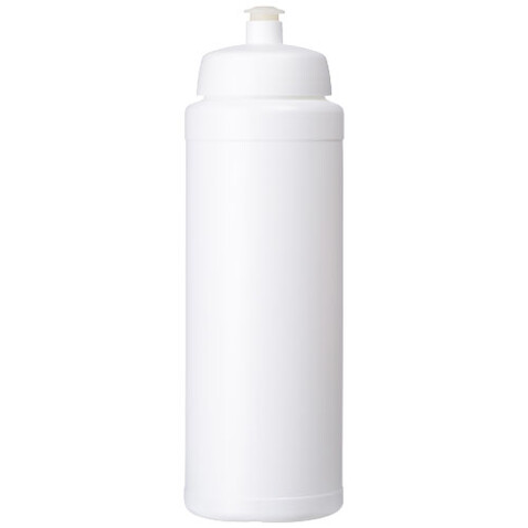 Baseline® Plus grip 750 ml Sportflasche mit Sportdeckel, weiss bedrucken, Art.-Nr. 21068901