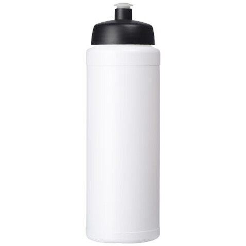 Baseline® Plus 750 ml Flasche mit Sportdeckel, weiss, schwarz bedrucken, Art.-Nr. 21069000