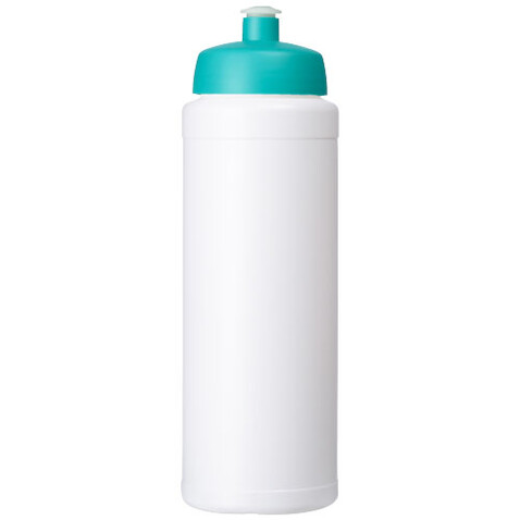 Baseline® Plus 750 ml Flasche mit Sportdeckel, weiss, aquablau bedrucken, Art.-Nr. 21069005 Baseline® Plus 750 ml Flasche mit Sportdeckel, weiss, aquablau bedrucken, Art.-Nr. 21069005