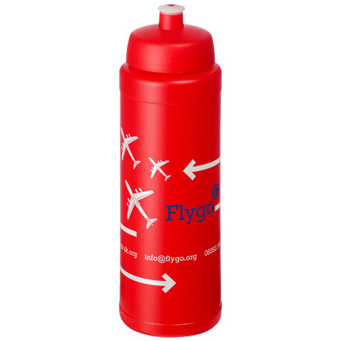 Baseline® Plus 750 ml Flasche mit Sportdeckel, rot bedrucken, Art.-Nr. 21069020