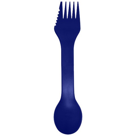 Epsy 3-in-1 Löffel, Gabel und Messer, navy bedrucken, Art.-Nr. 21081209