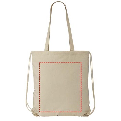 Eliza 240 g/m² Baumwoll Turnbeutel 6L, natural bedrucken, Art.-Nr. 12027600
