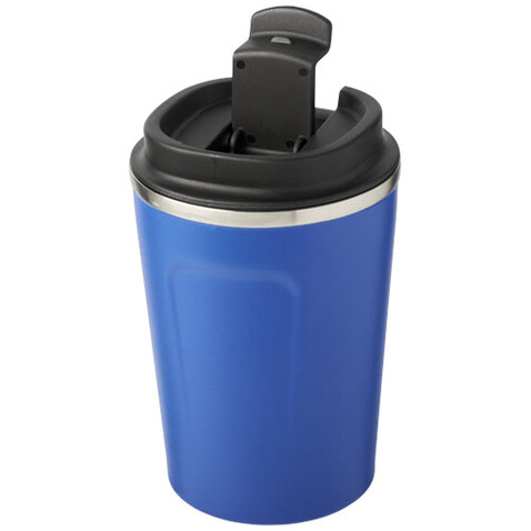 Thor 360 ml auslaufsicherer Kupfer-Vakuum Isolierbecher, blau bedrucken, Art.-Nr. 10058703