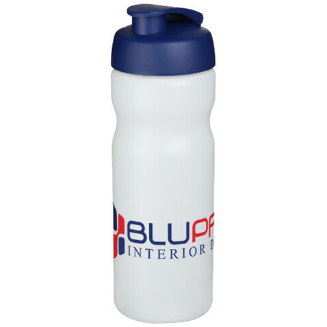 Baseline® Plus 650 ml Sportflasche mit Klappdeckel, transparent, blau bedrucken, Art.-Nr. 21068517 Baseline® Plus 650 ml Sportflasche mit Klappdeckel, transparent, blau bedrucken, Art.-Nr. 21068517