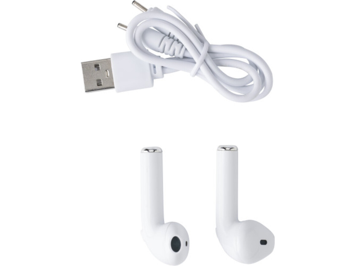 BT-Wireless Kopfhörer aus Kunststoff Cruz – Weiß bedrucken, Art.-Nr. 002999999_8937