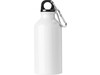 Trinkflasche aus Aluminium Santiago – Weiß bedrucken, Art.-Nr. 002999999_7552