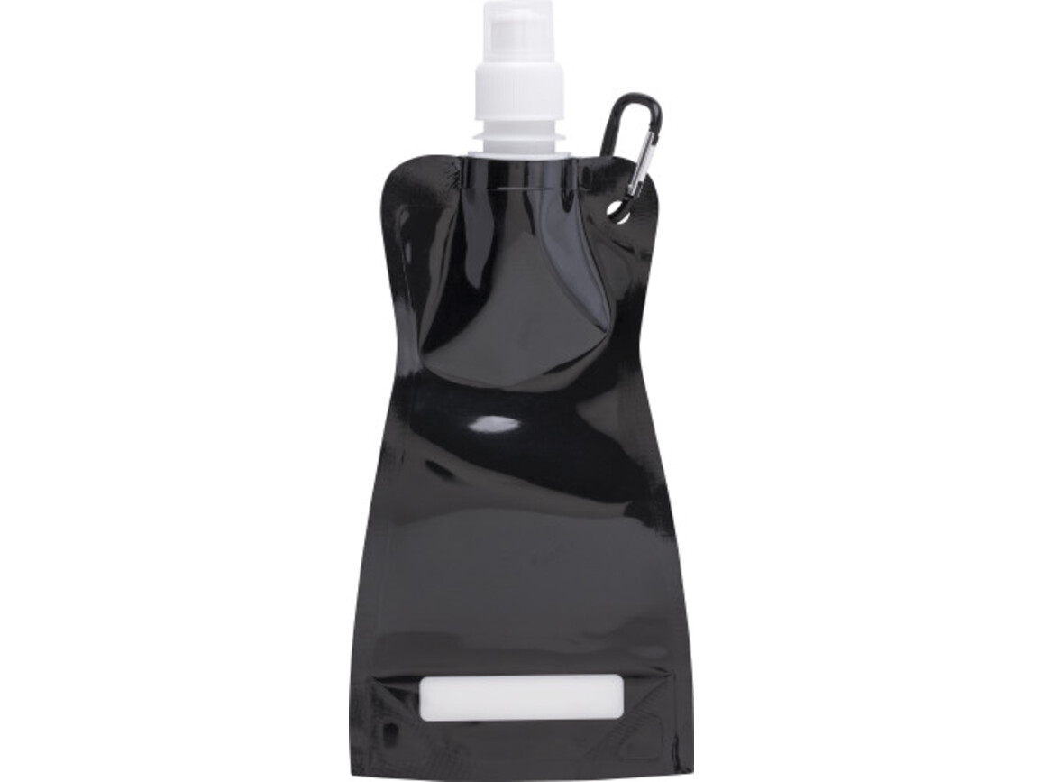 Trinkflasche 'Basic' aus Kunststoff – Schwarz bedrucken, Art.-Nr. 001999999_7567