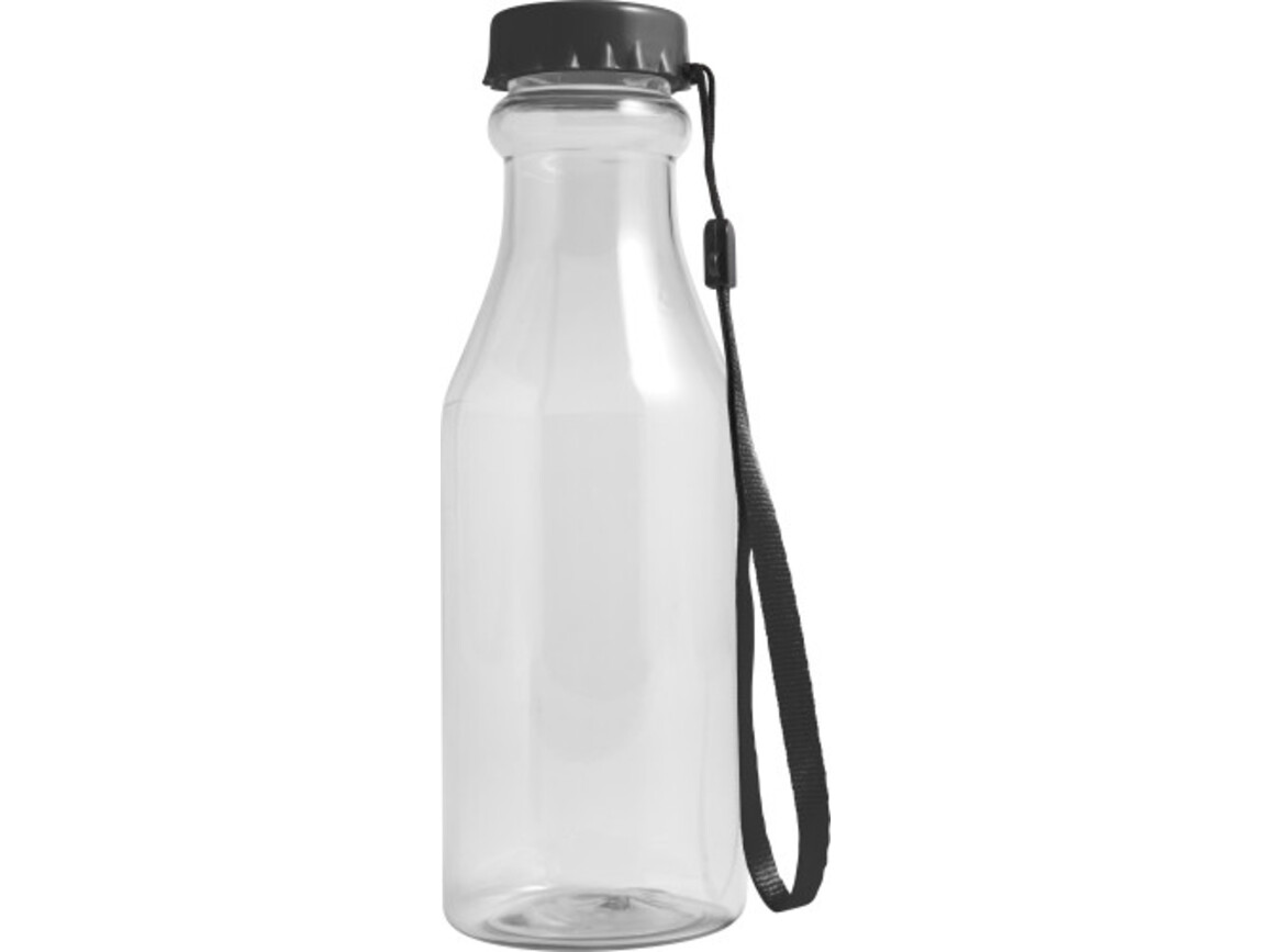 Trinkflasche ‘Mary’ aus Kunststoff – Schwarz bedrucken, Art.-Nr. 001999999_7835