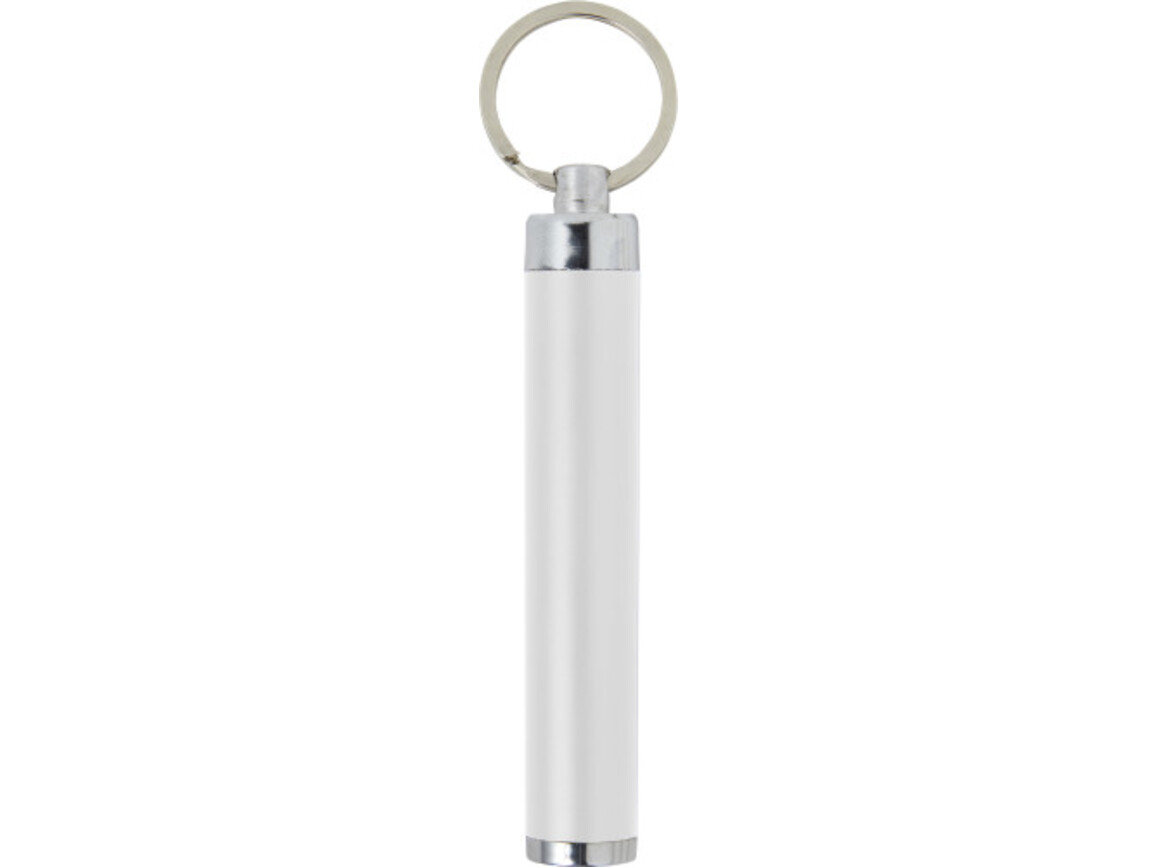 2-in1 LED-Taschenlampe aus ABS Zola – Weiß bedrucken, Art.-Nr. 002999999_8297