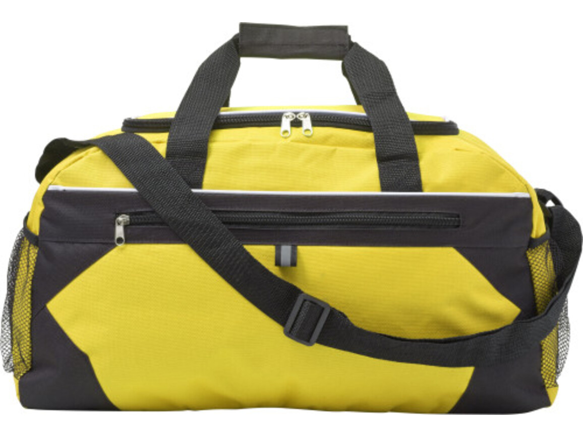 Sporttasche aus Polyester Daphne – Gelb bedrucken, Art.-Nr. 006999999_7656