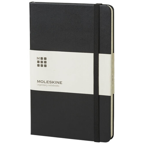 Moleskine Classic Hardcover Notizbuch M – liniert, schwarz bedrucken, Art.-Nr. 10715300