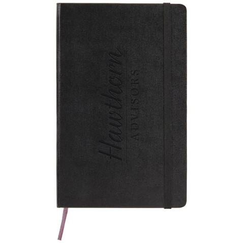 Moleskine Classic Hardcover Notizbuch Taschenformat – liniert, schwarz bedrucken, Art.-Nr. 10715400