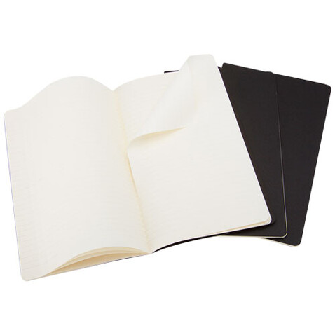 Moleskine Cahier Journal L – liniert, schwarz bedrucken, Art.-Nr. 10715800