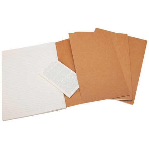 Moleskine Cahier Journal L – liniert, Kraftpapier bedrucken, Art.-Nr. 10715825