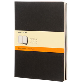 Moleskine Cahier Journal XL – liniert, schwarz bedrucken, Art.-Nr. 10715900