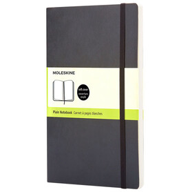 Moleskine Classic Softcover Notizbuch L – blanko, schwarz bedrucken, Art.-Nr. 10716800