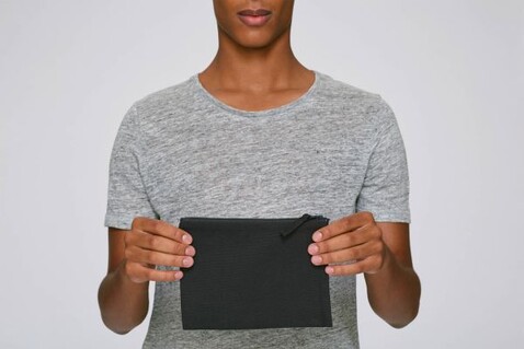 Pencil Case - Das gewebte Mäppchen - Black - OS bedrucken, Art.-Nr. STAU764C002OS