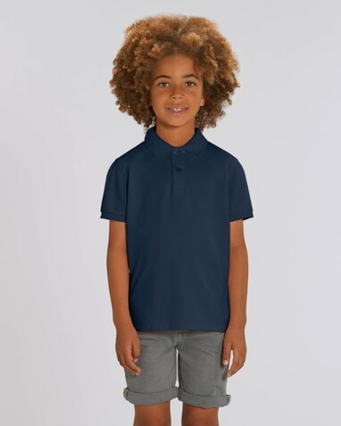 Mini Sprinter - Das Iconic Kinder-Polo - French Navy - 12-13/152-158cm bedrucken, Art.-Nr. STPK908C72712