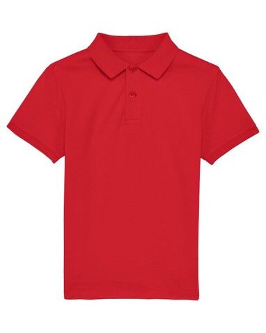 Mini Sprinter - Das Iconic Kinder-Polo - Red - 3-4/98-104cm bedrucken, Art.-Nr. STPK908C00403