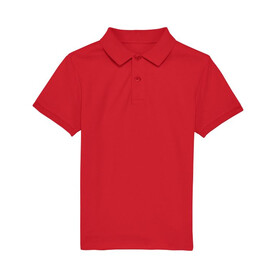 Mini Sprinter - Iconic Kinder Poloshirt - Red - 12-13/152-158cm bedrucken, Art.-Nr. STPK908C00412