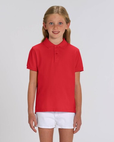 Mini Sprinter - Das Iconic Kinder-Polo - Red - 3-4/98-104cm bedrucken, Art.-Nr. STPK908C00403